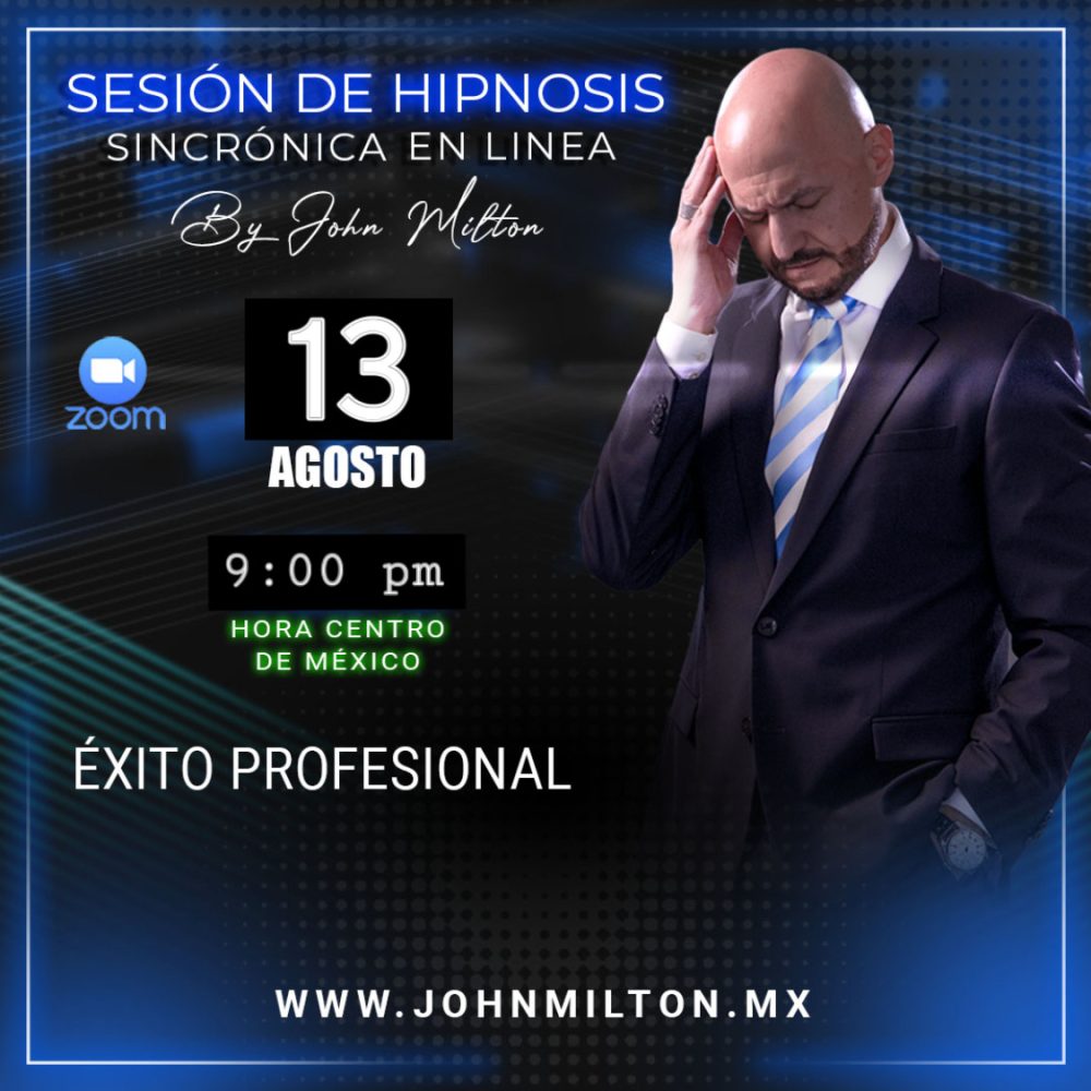 Hipnosis Sincrónica Éxito Profesional, visualiza tu éxito y llega a el
