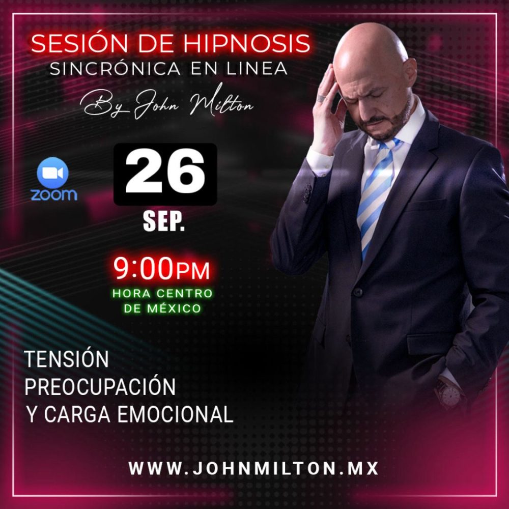 Hipnosis Sincrónica para la tensión, preocupación y carga emocional